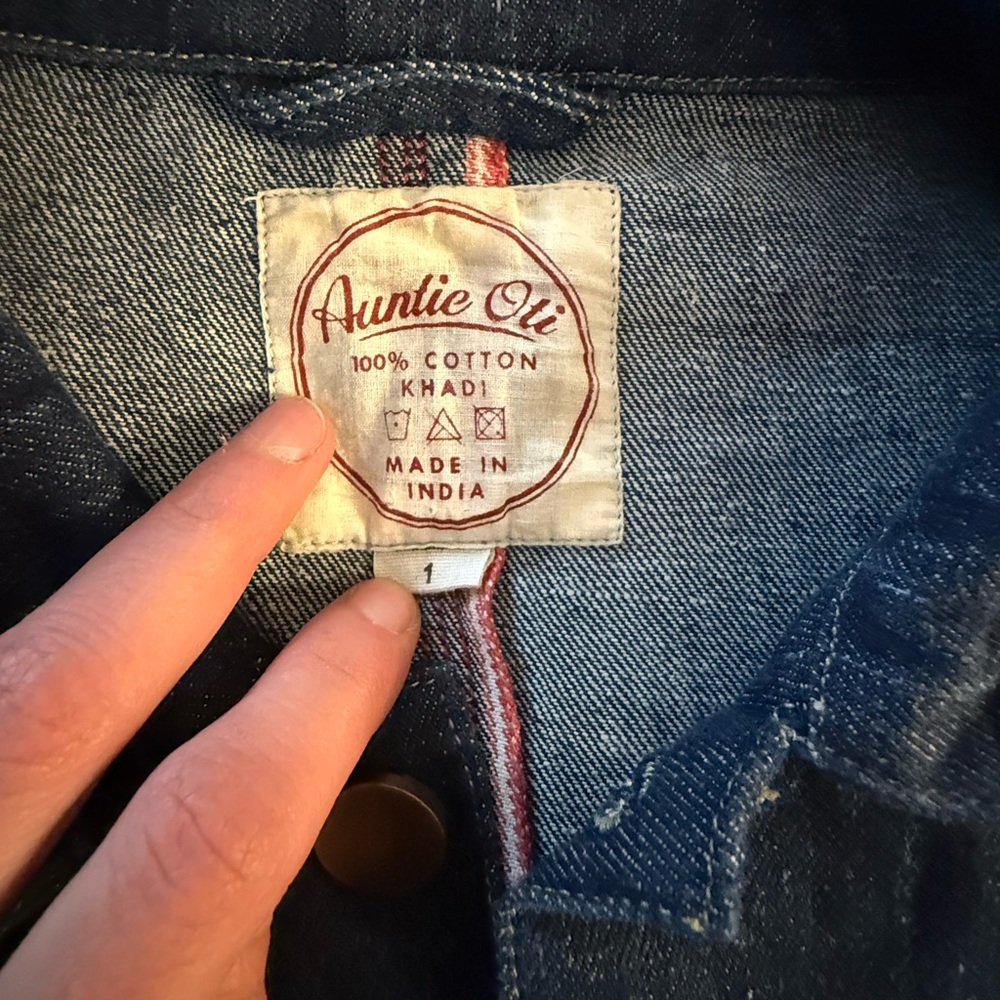 Auntie Oti Denim Jean Jacket EUC - Picture 8 of 8